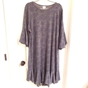 Lularoe 3x Maurine dress, floral print